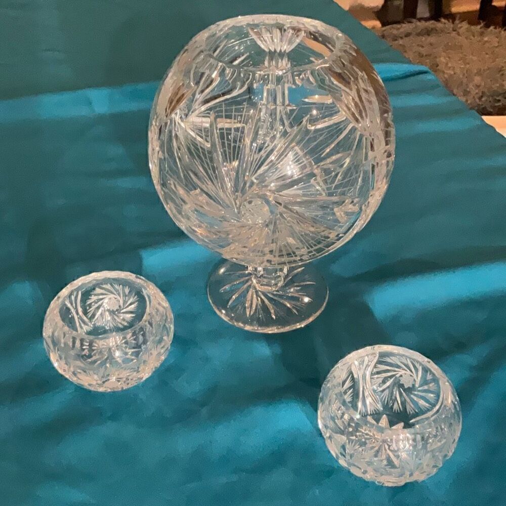 Crystal Rose Bowl Set - Picture 11 of 15
